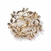 Unisex Cartoon Elk Brooch With Electroplated Alloy Finish Christmas Animal Pin For Men And Women