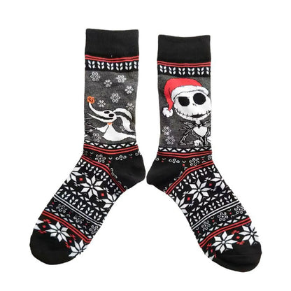 Unisex Cartoon Style Cartoon Skull Cotton Crew Socks A Pair