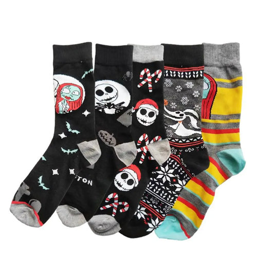 Unisex Cartoon Style Cartoon Skull Cotton Crew Socks A Pair