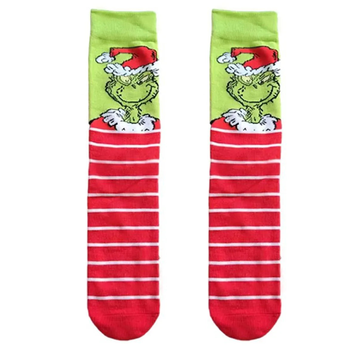 Unisex Cartoon Style Letter Cotton Crew Socks A Pair