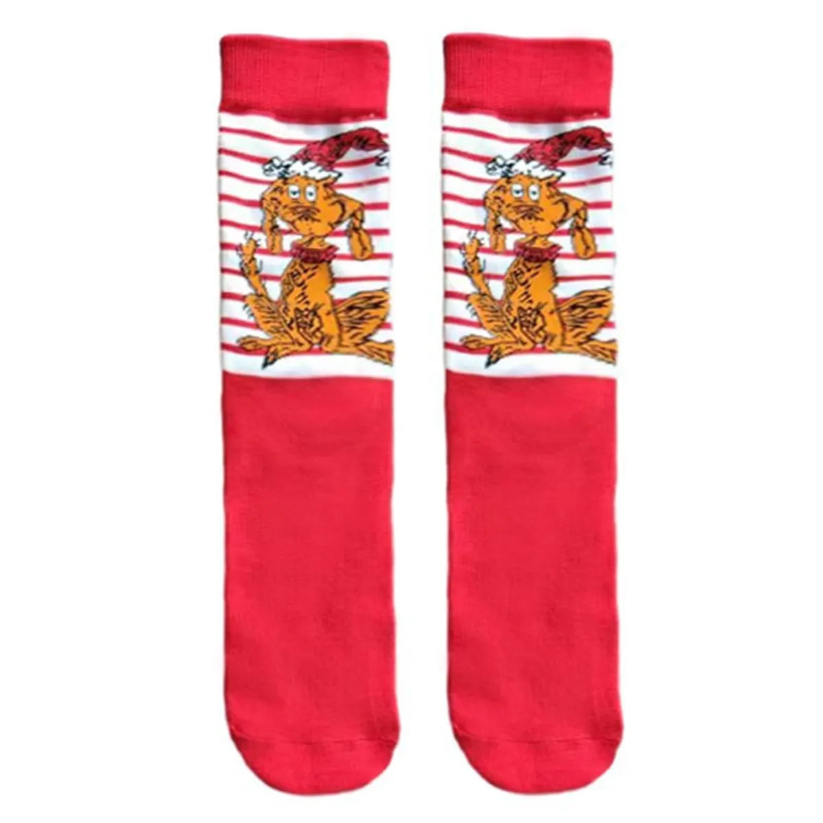 Unisex Cartoon Style Letter Cotton Crew Socks A Pair