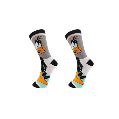 Unisex Cartoon Style Rabbit Duck Polyester Crew Socks A Pair