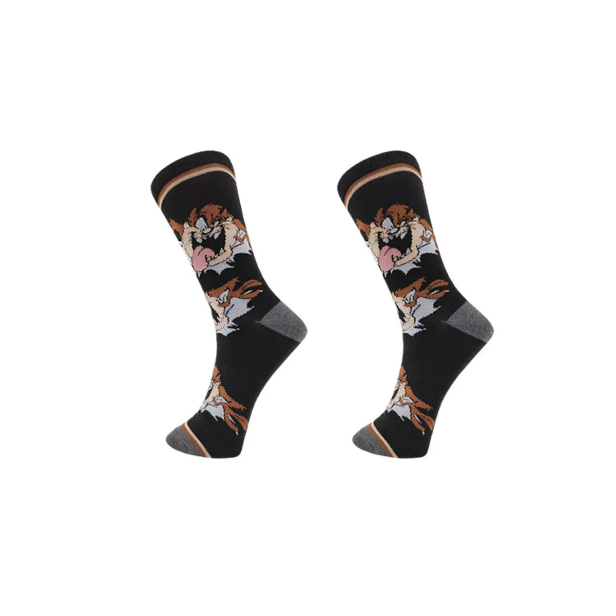 Unisex Cartoon Style Rabbit Duck Polyester Crew Socks A Pair