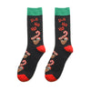 Unisex Cartoon Style Santa Claus Cotton Crew Socks A Pair