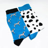 Unisex Cartoon Style Streetwear Animal Fruit Nylon Cotton Crew Socks A Pair