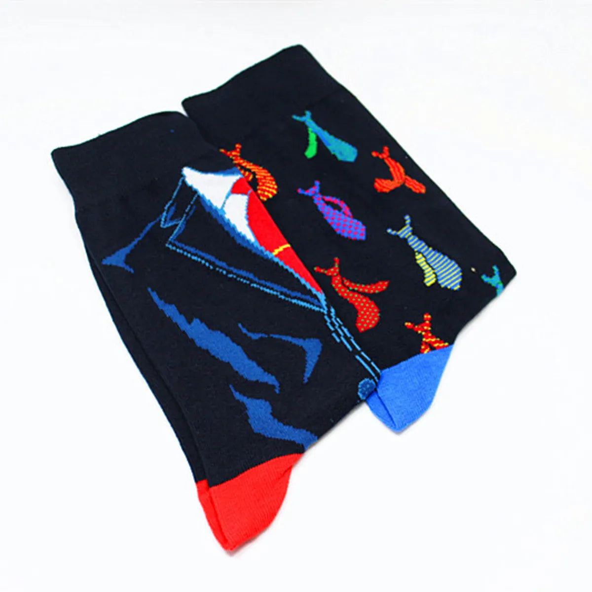 Unisex Cartoon Style Streetwear Animal Fruit Nylon Cotton Crew Socks A Pair