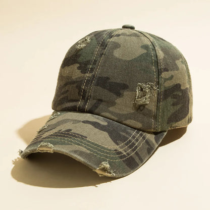 Unisex Casual Camouflage Polyester Baseball Cap