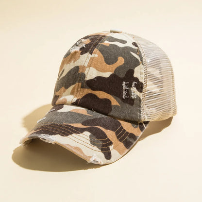 Unisex Casual Camouflage Polyester Baseball Cap