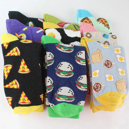 Unisex Casual Cartoon Cotton Jacquard Ankle Socks A Pair