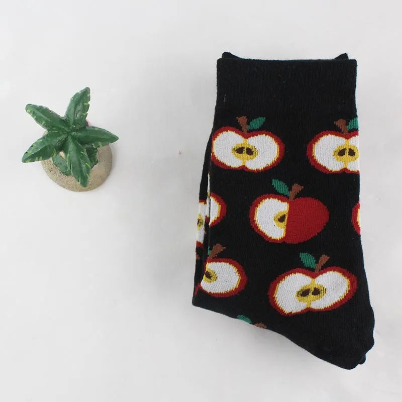 Unisex Casual Cartoon Cotton Jacquard Ankle Socks A Pair