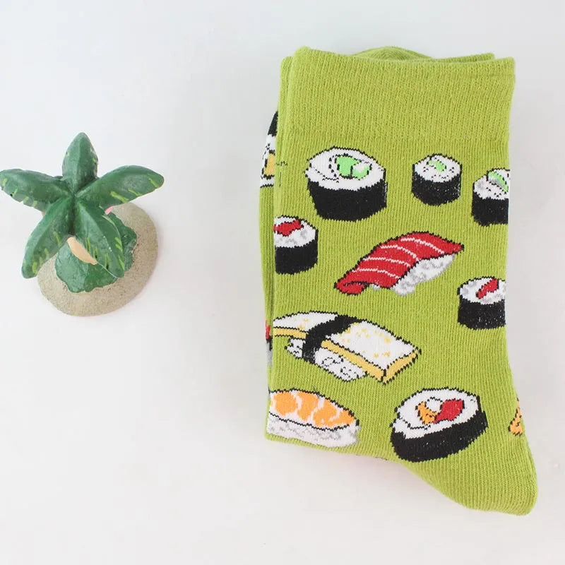 Unisex Casual Cartoon Cotton Jacquard Ankle Socks A Pair