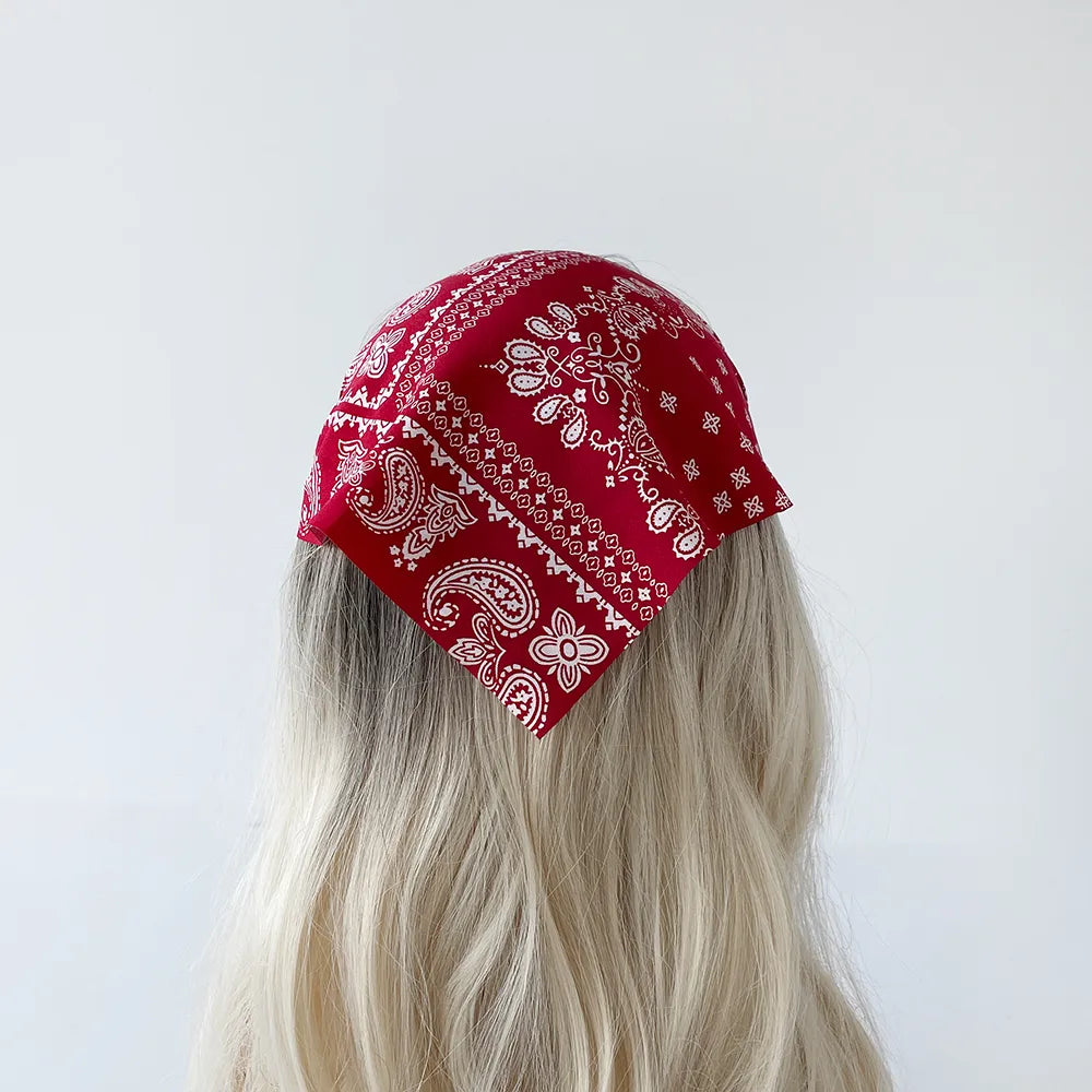 Unisex Casual Hip-Hop Rock Printing Cotton Hair Band Party Headpieces