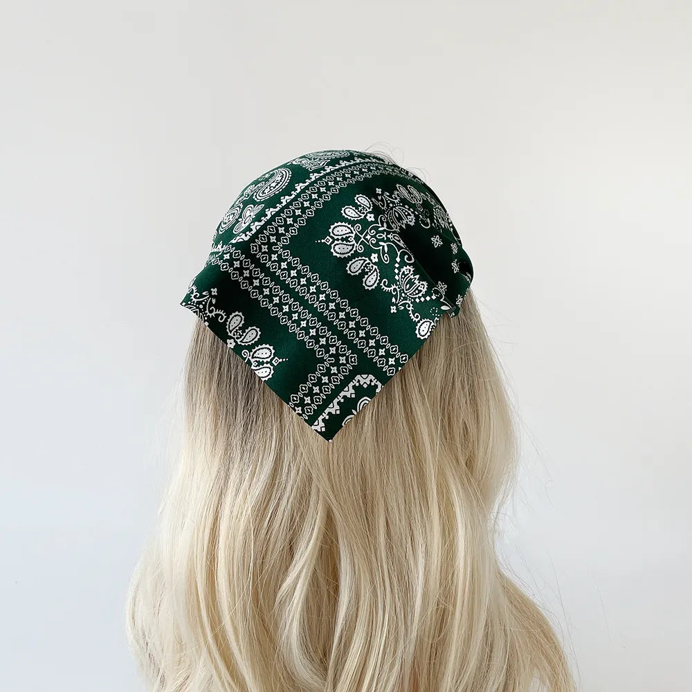 Unisex Casual Hip-Hop Rock Printing Cotton Hair Band Party Headpieces