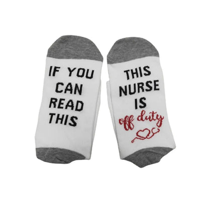 Unisex Casual Letter Cotton Crew Socks A Pair