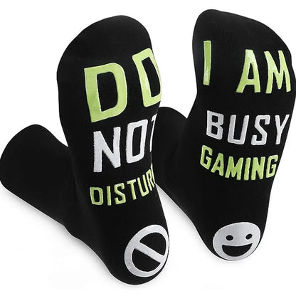 Unisex Casual Letter Cotton Crew Socks A Pair