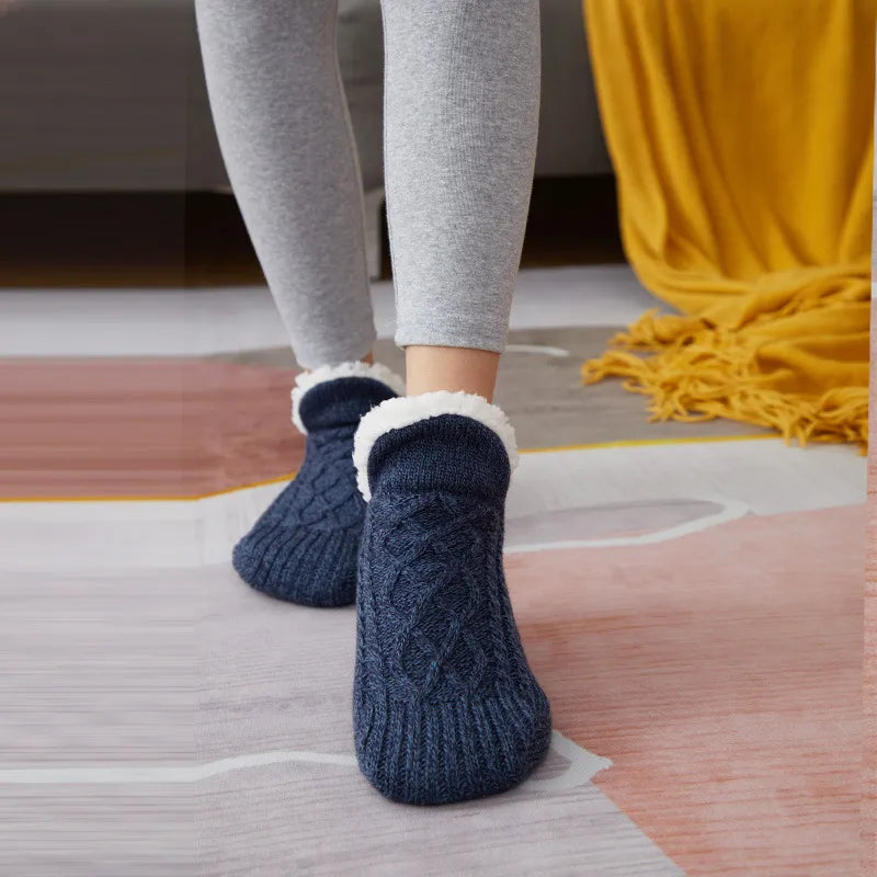 Unisex Casual Solid Color Cotton Polyacrylonitrile Fiber Ankle Socks A Pair