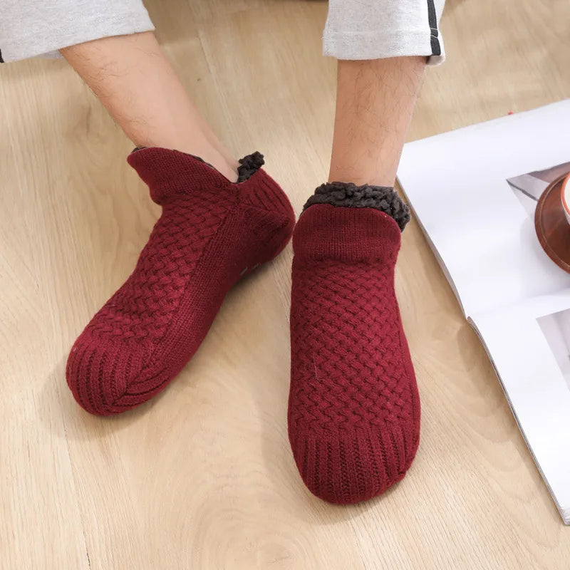 Unisex Casual Solid Color Cotton Polyacrylonitrile Fiber Ankle Socks A Pair