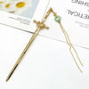 Unisex Chinoiserie Retro Ethnic Style Geometric Sword Alloy Plating Hairpin