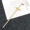 Unisex Chinoiserie Retro Ethnic Style Geometric Sword Alloy Plating Hairpin