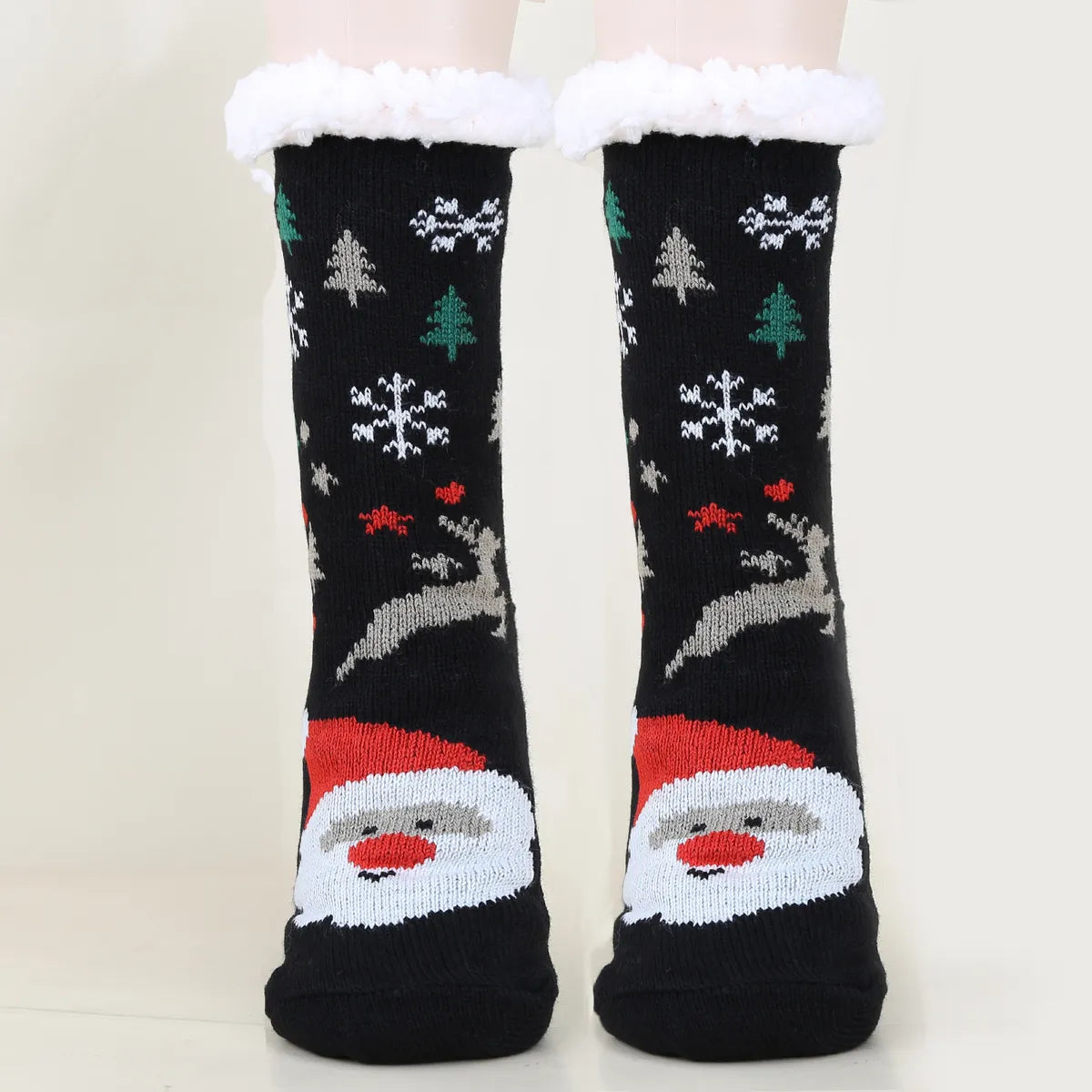 Unisex Christmas Cartoon Polyester Cotton Polyester Crew Socks A Pair