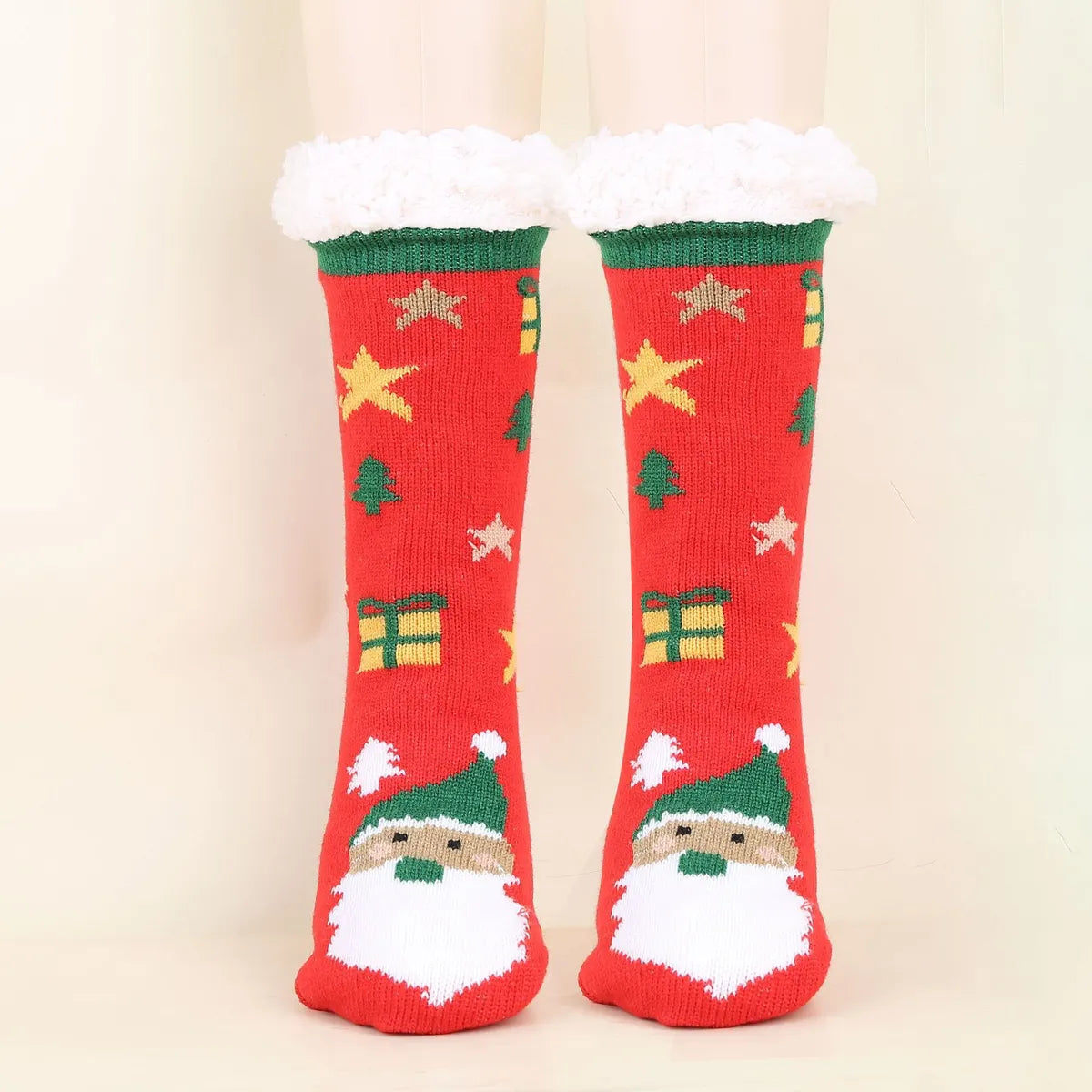 Unisex Christmas Cartoon Polyester Cotton Polyester Crew Socks A Pair