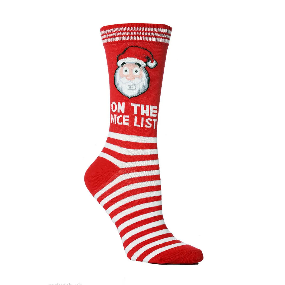 Unisex Christmas Santa Claus Elk Cotton Blending Jacquard Ankle Socks