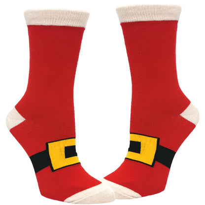 Unisex Christmas Santa Claus Elk Cotton Blending Jacquard Ankle Socks