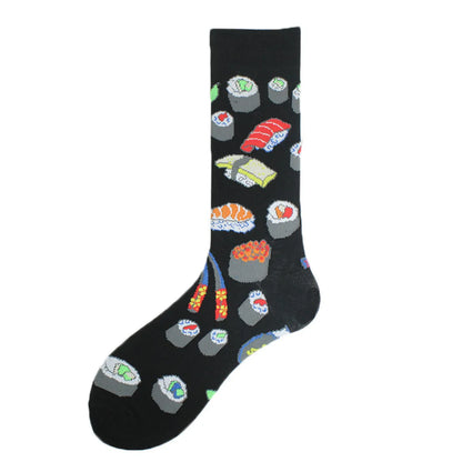 Unisex Commute Animal Cotton Crew Socks A Pair