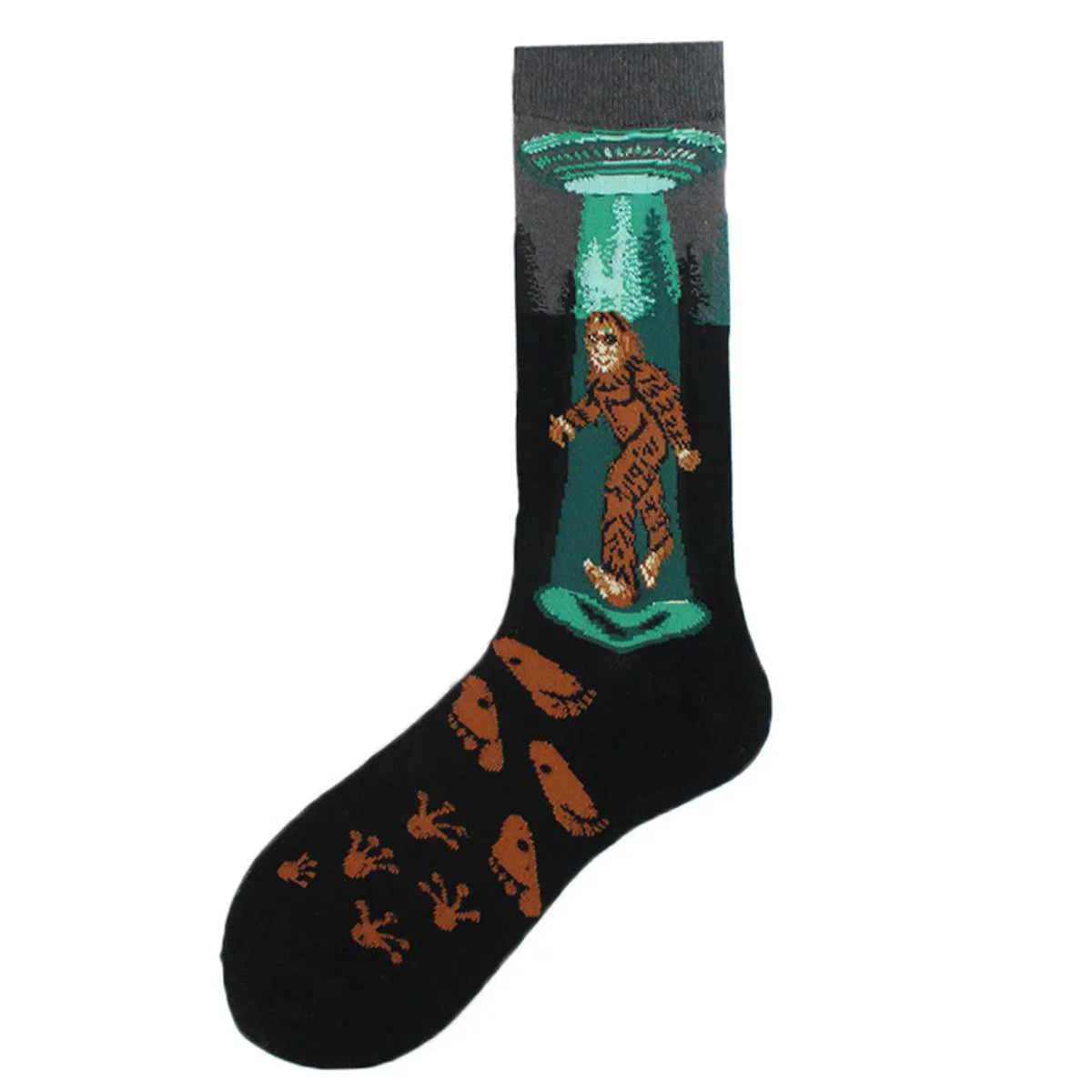 Unisex Commute Animal Cotton Crew Socks A Pair