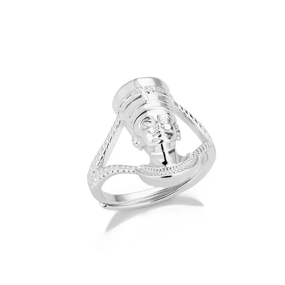 Unisex Copper Opening Adjustable Ring With Electroplating Treatment