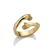 Unisex Copper Opening Adjustable Ring With Electroplating Treatment