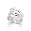 Unisex Copper Opening Adjustable Ring With Electroplating Treatment