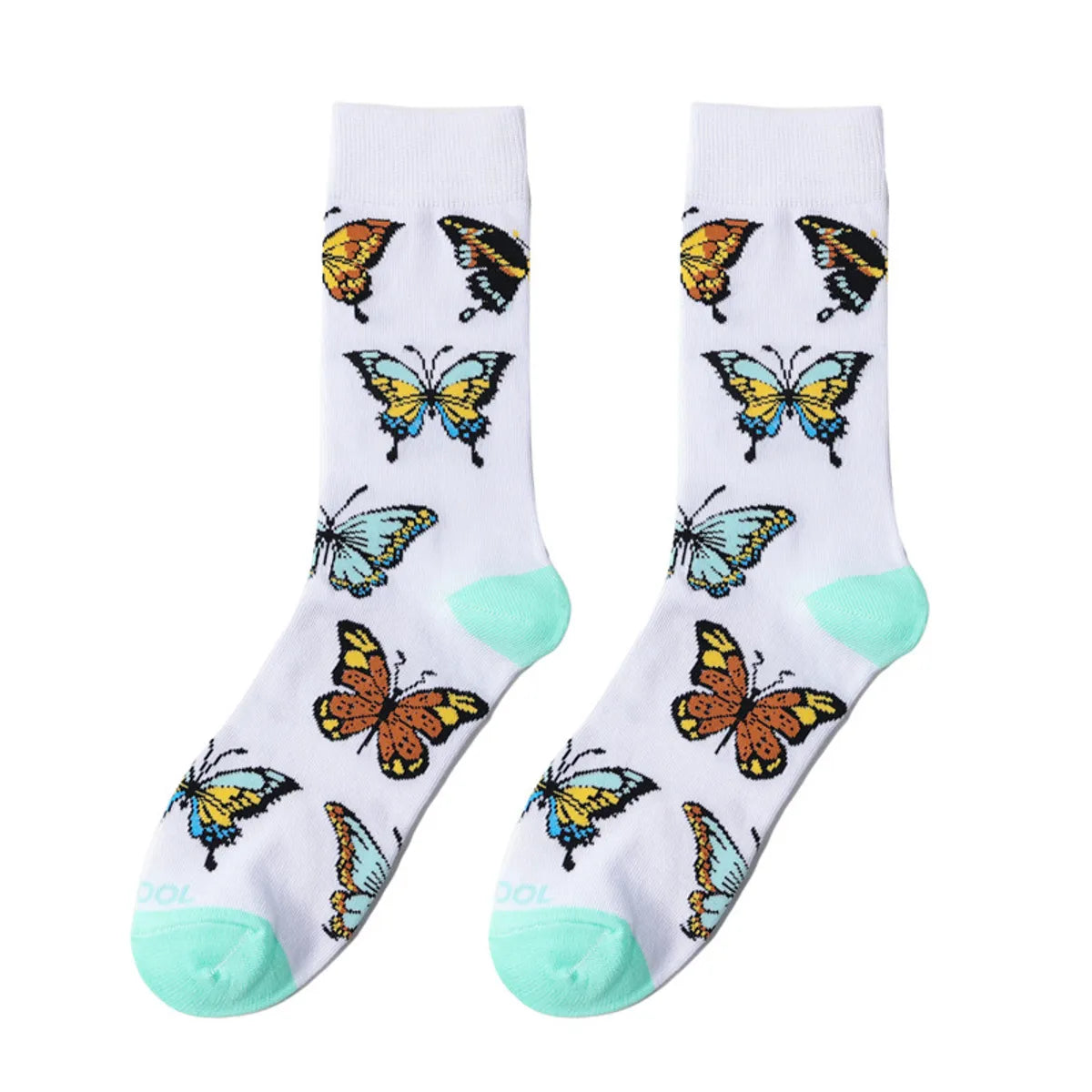 Unisex Cute Animal Skull Cotton Crew Socks A Pair