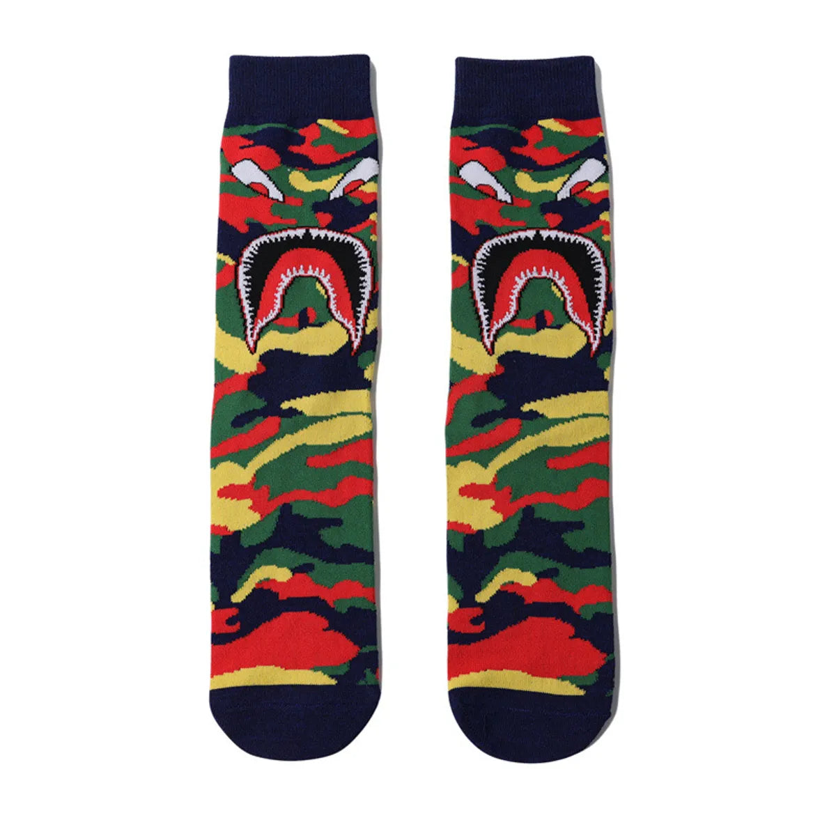 Unisex Cute Animal Skull Cotton Crew Socks A Pair