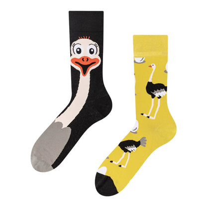 Unisex Cute Funny Cartoon Cotton Crew Socks A Pair