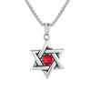 Unisex Electroplated Alloy Necklace With Titanium Steel Headphone Pendant Keel Chain And Rock Music Geometric Animal Zodiac Design