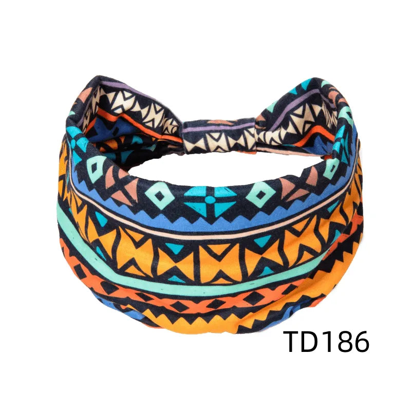 Unisex Elegant Modern Style Simple Style Digital Printing Stripe Rayon Knit Hair Band