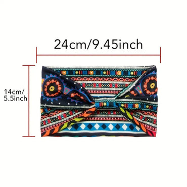 Unisex Elegant Modern Style Simple Style Digital Printing Stripe Rayon Knit Hair Band