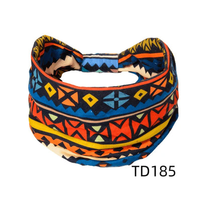 Unisex Elegant Modern Style Simple Style Digital Printing Stripe Rayon Knit Hair Band