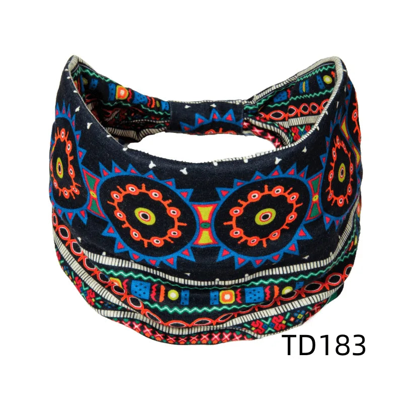 Unisex Elegant Modern Style Simple Style Digital Printing Stripe Rayon Knit Hair Band