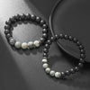 Unisex Exotic Round Stone Bead Bracelet