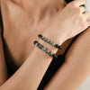 Unisex Exotic Round Stone Bead Bracelet