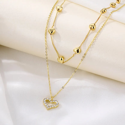 Unisex Fashion Geometric Alloy Rhinestones Necklace