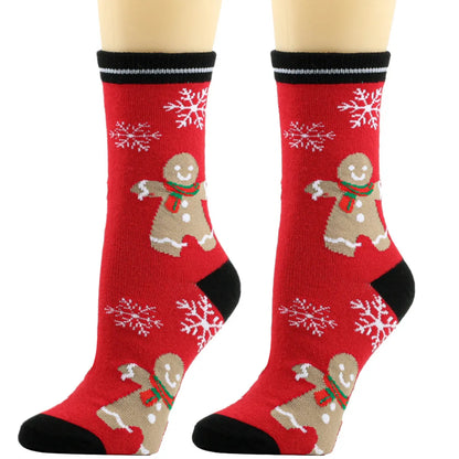 Unisex Fashion Santa Claus Elk Cotton Jacquard Socks Ankle Socks