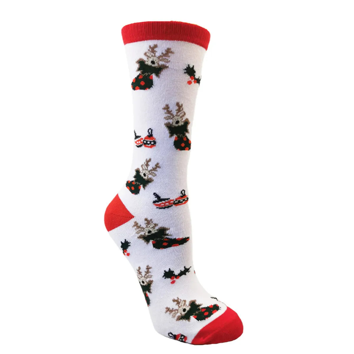 Unisex Fashion Santa Claus Elk Cotton Jacquard Socks Ankle Socks