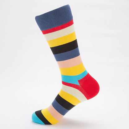 Unisex Fashion Stripe Cotton Jacquard Ankle Socks