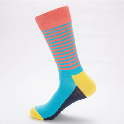 Unisex Fashion Stripe Cotton Jacquard Ankle Socks