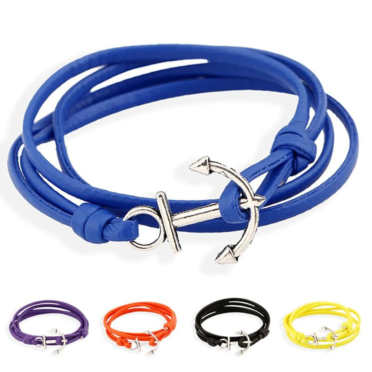 Fashion Geometric Pu Leather Unisex Bracelets