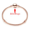 Unisex Geometric Metal Electroplated Snake Bone Bracelet With Crown Zircon And Logo Diy