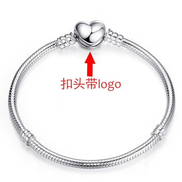 Unisex Geometric Metal Electroplated Snake Bone Bracelet With Crown Zircon And Logo Diy